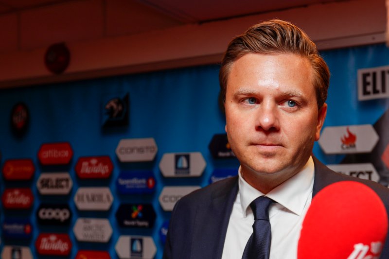 Tromsøs sportslige, daglige, dugelige leder Lars Petter Andressen etter eliteseriekampen i fotball mellom Tromsø og Fredrikstad på Romssa Arena.Foto: Rune Stoltz Bertinussen / NTB